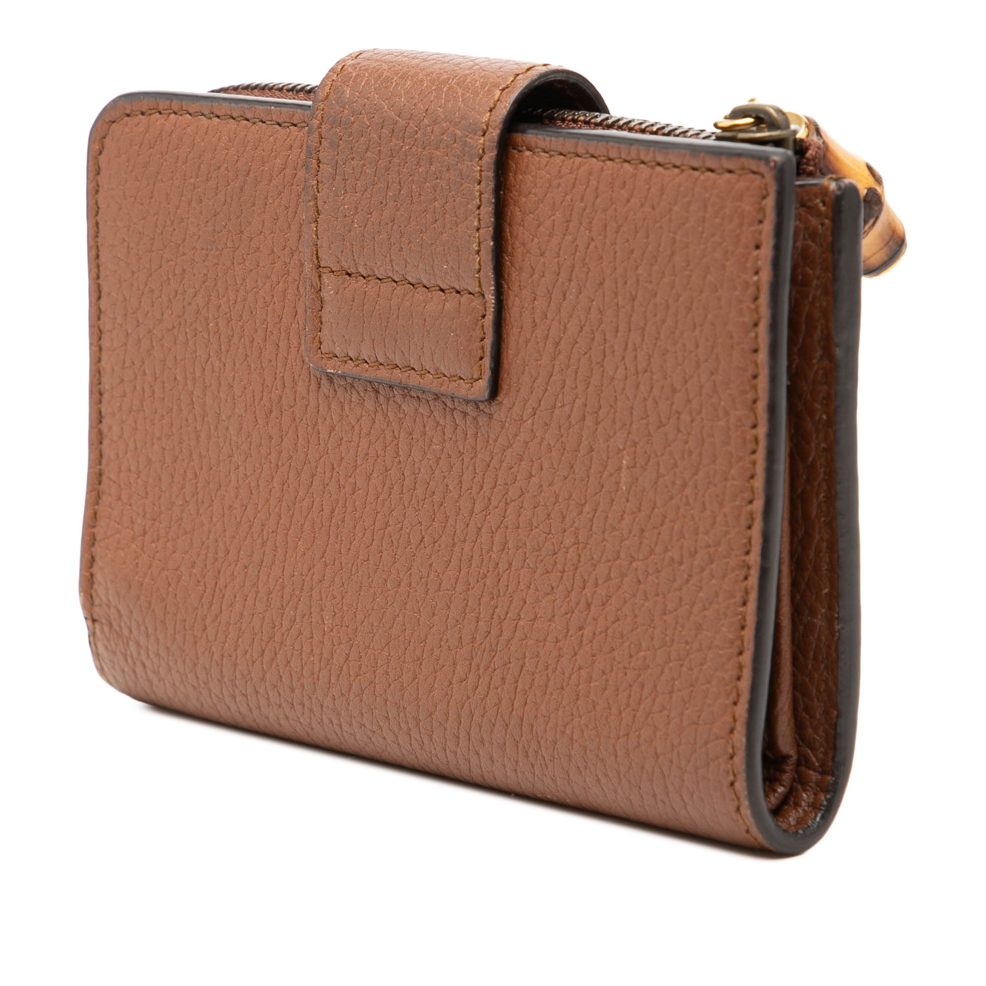 GG Marmont Calfskin Bamboo Bifold Wallet