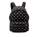 Canvas Polka Dot City Backpack