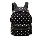 Canvas Polka Dot City Backpack