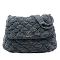 Paris Moscou Bubble Quilted Velvet Flap