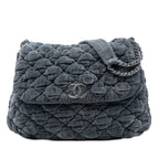 Paris Moscou Bubble Quilted Velvet Flap