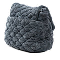 Paris Moscou Bubble Quilted Velvet Flap