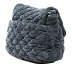 Paris Moscou Bubble Quilted Velvet Flap