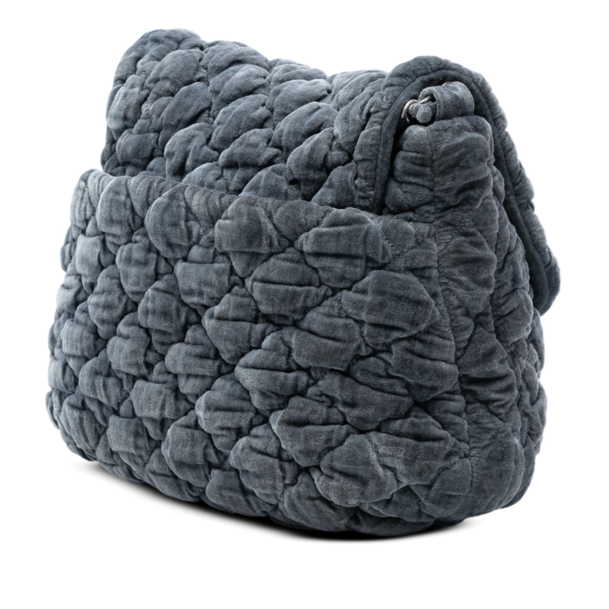 Paris Moscou Bubble Quilted Velvet Flap