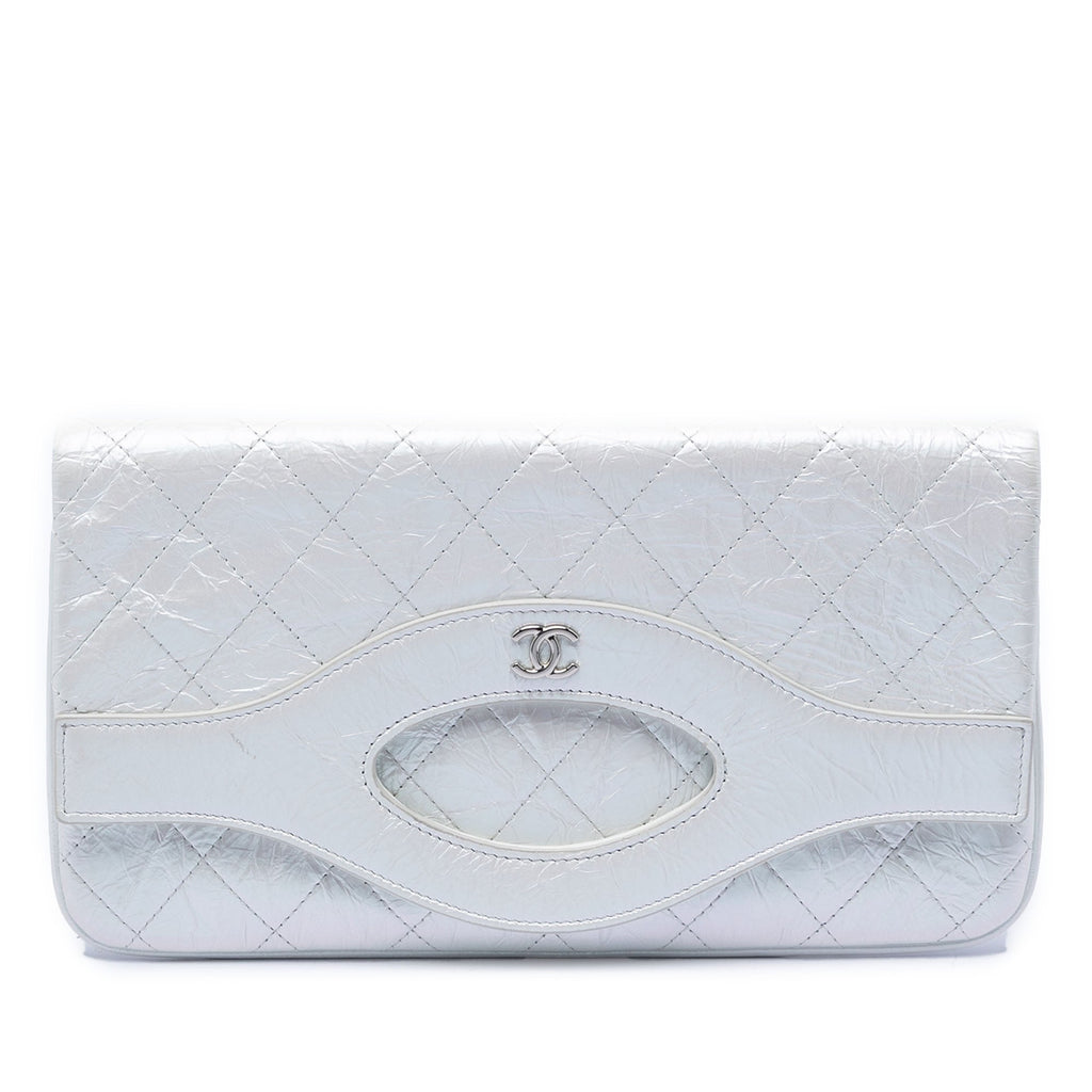 Iridescent Aged Calfskin 31 Clutch