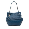 Perforated Calfskin Up In The Air North South Tote