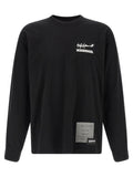 Yohji Yamamoto Logo-Print Cotton Long-Sleeve T-Shirt — Black