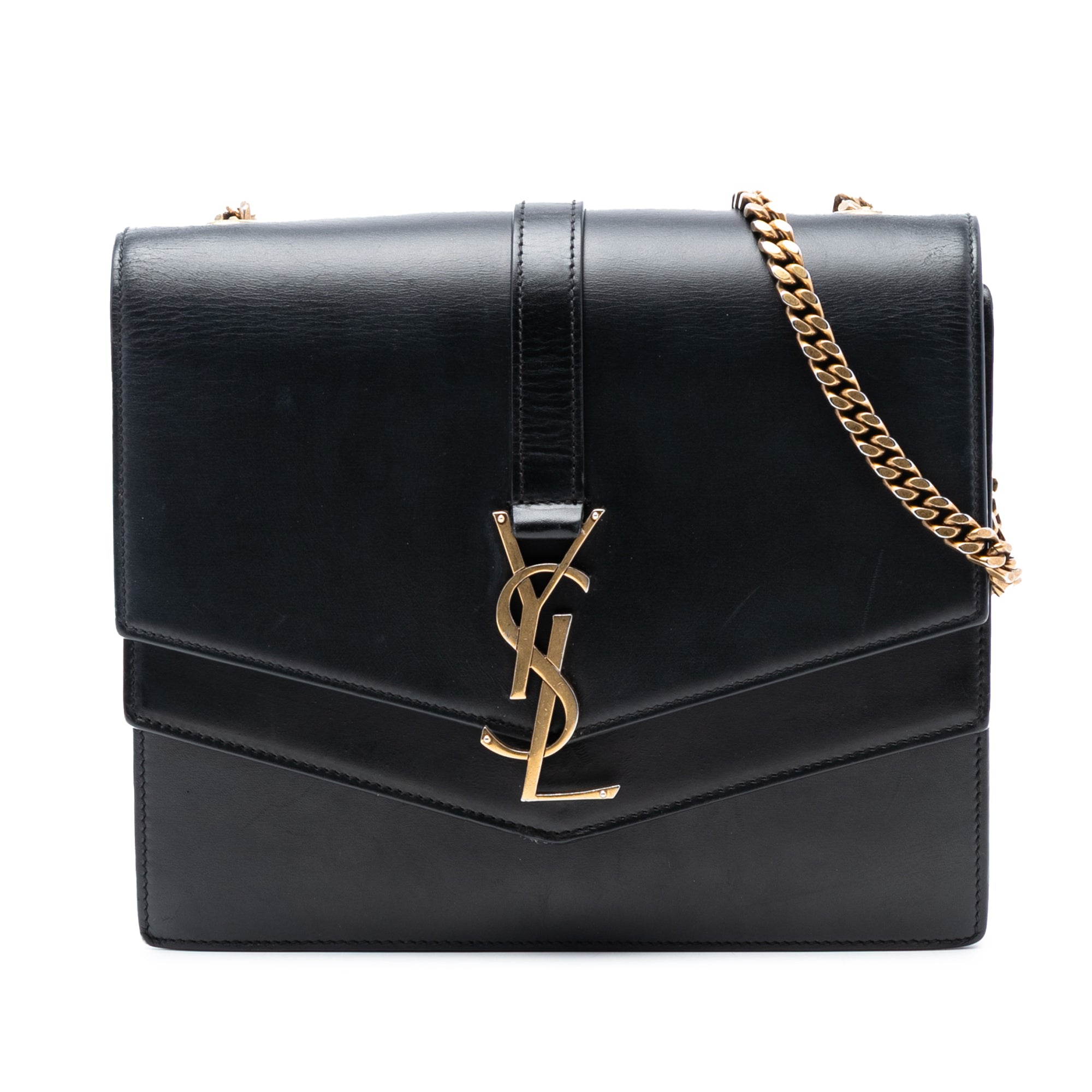 Medium Leather Monogram Sulpice Crossbody