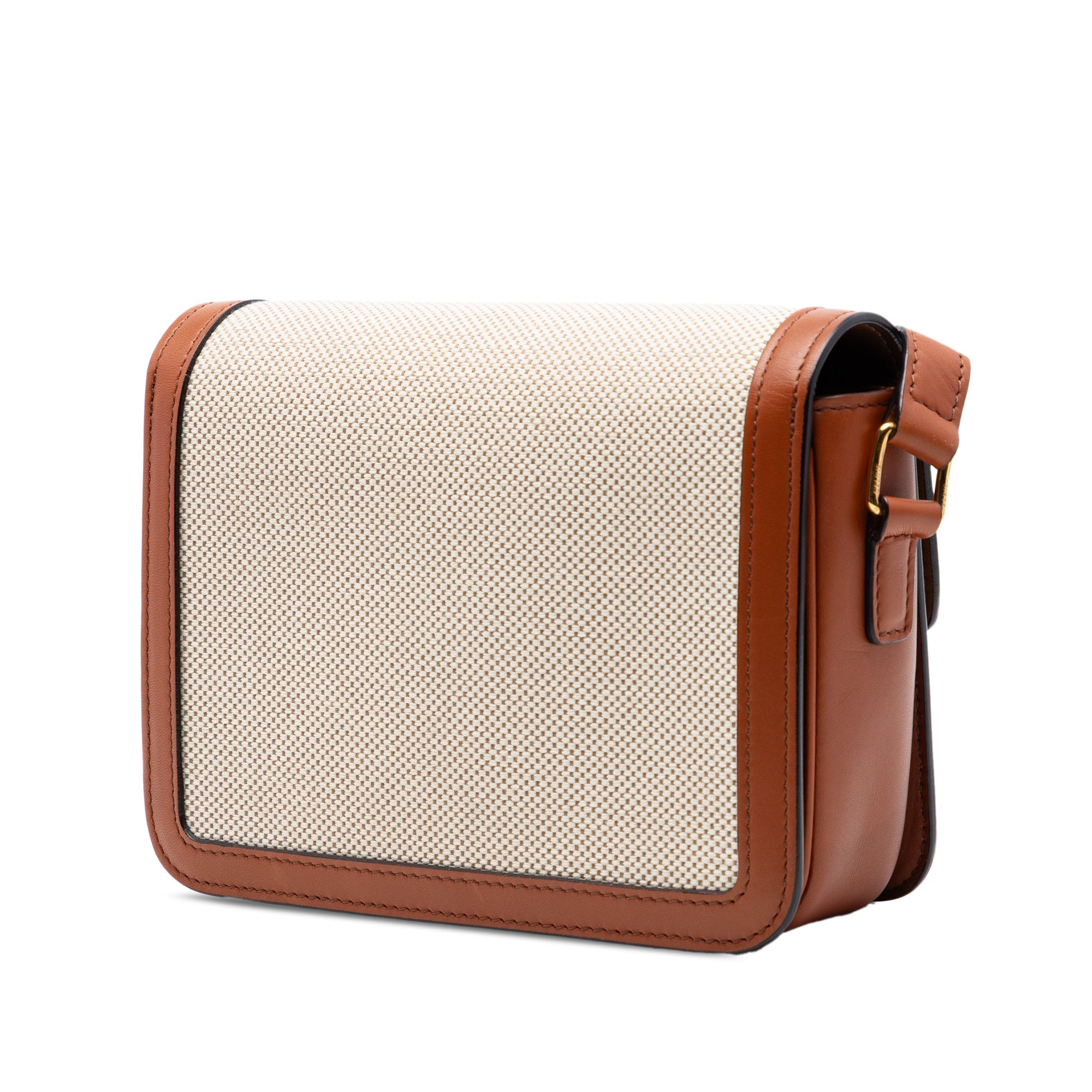 Teen Canvas and Calfskin Triomphe Crossbody