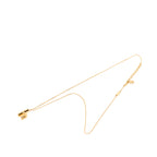 Gold Plated LV and Me Letter h Pendant Necklace