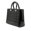 Large Patent Cannage Lady Dior