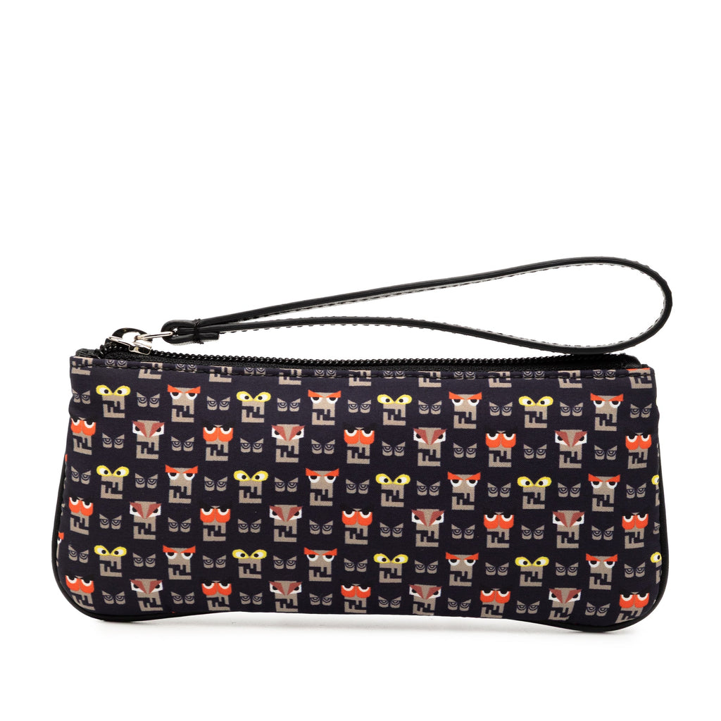 Canvas Monster Clutch