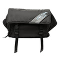 Soft Calf Trimmed Tessuto Double Buckle Belt Bag