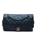 Jumbo Quilted Iridescent Caviar Easy Flap