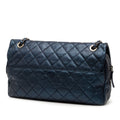 Jumbo Quilted Iridescent Caviar Easy Flap