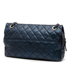 Jumbo Quilted Iridescent Caviar Easy Flap