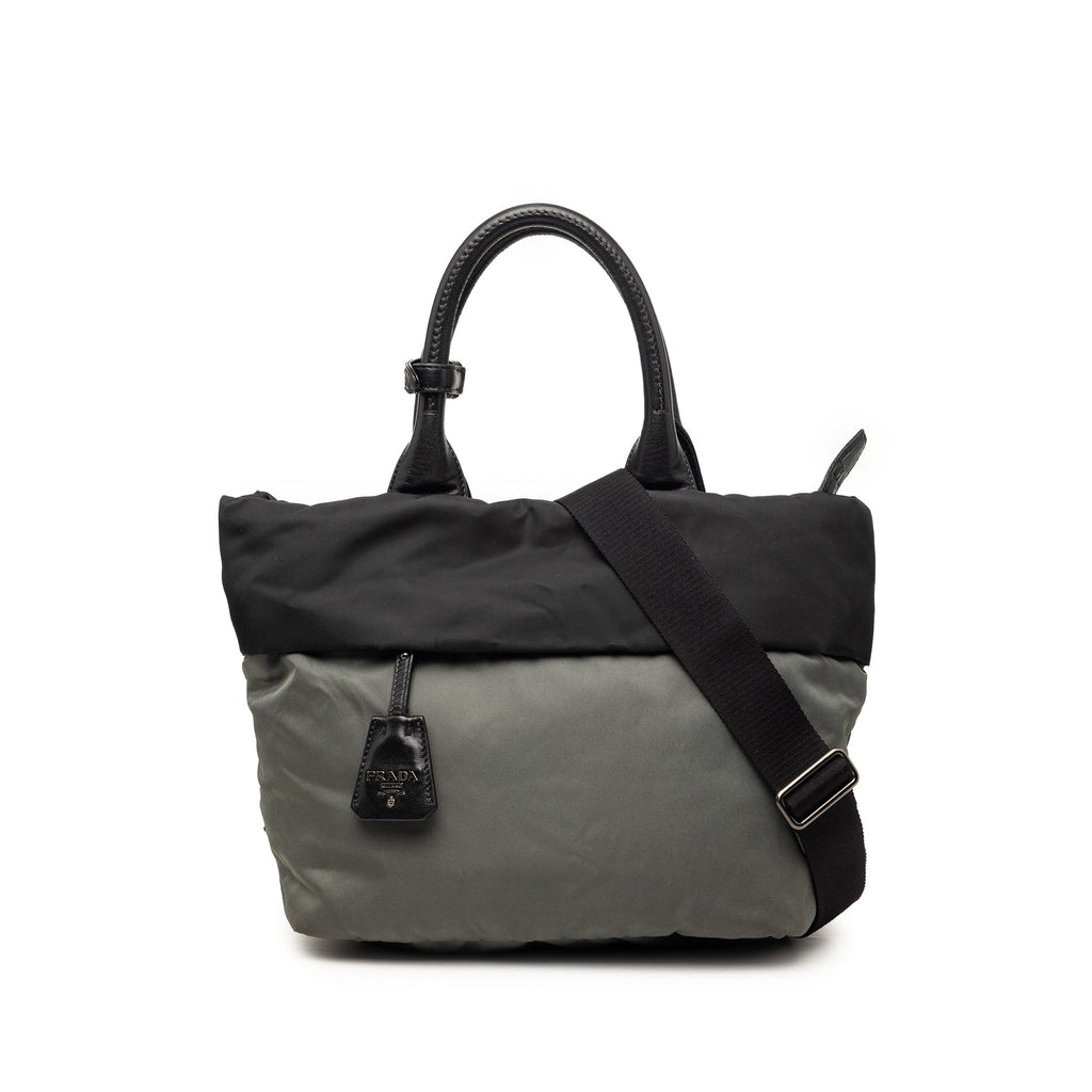 Bicolor Tessuto Reversible Tote