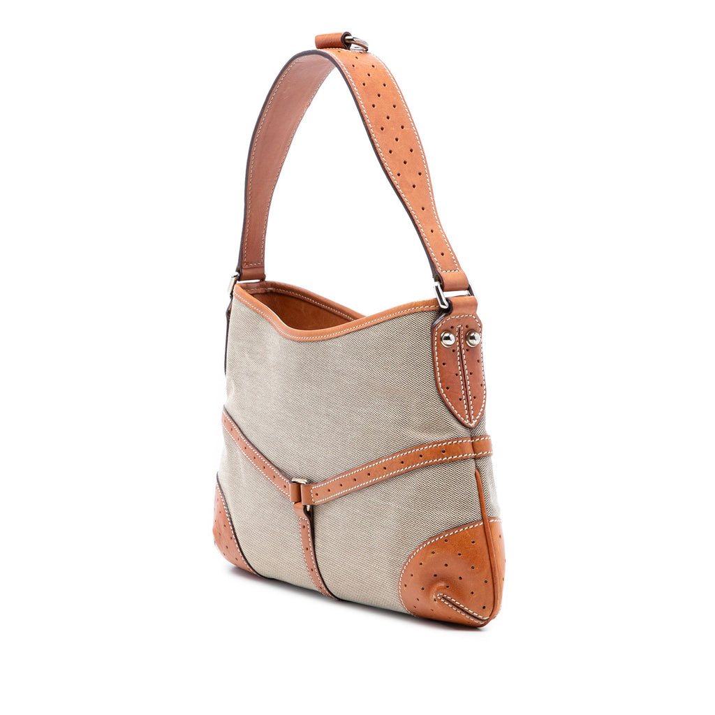 Canvas Web Reins Shoulder Bag