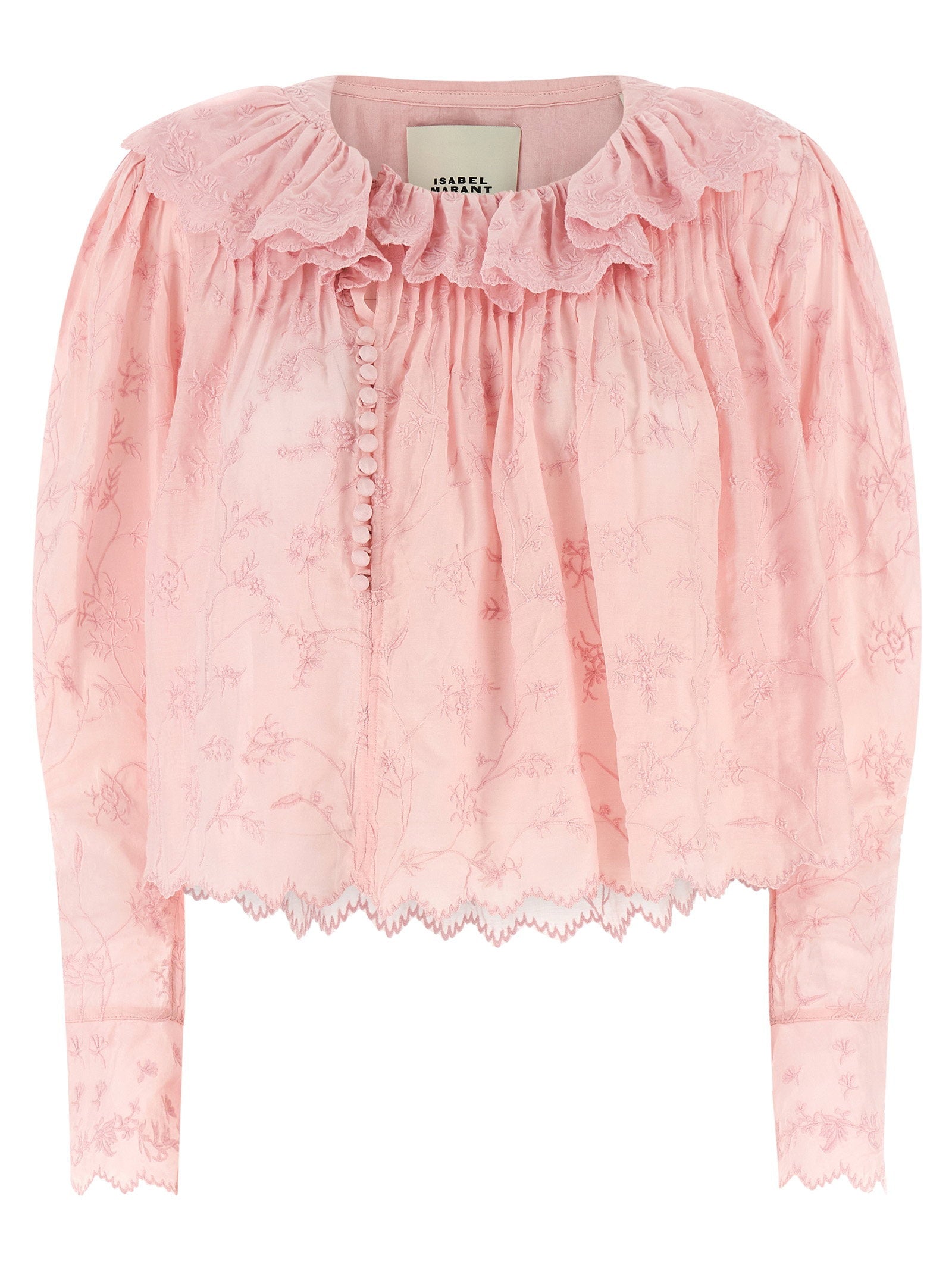 Isabel Marant Zelly Blouse — Pink