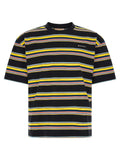 Marni Multicolored Striped T-Shirt — Black