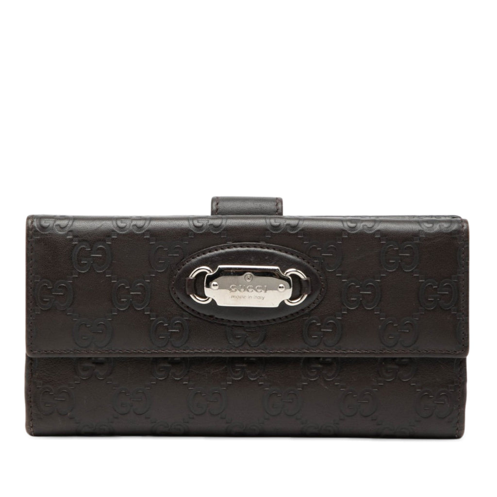 Guccissima Continental Long Wallet