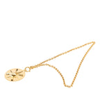 CC Gold Plated Star Round Pendant Necklace