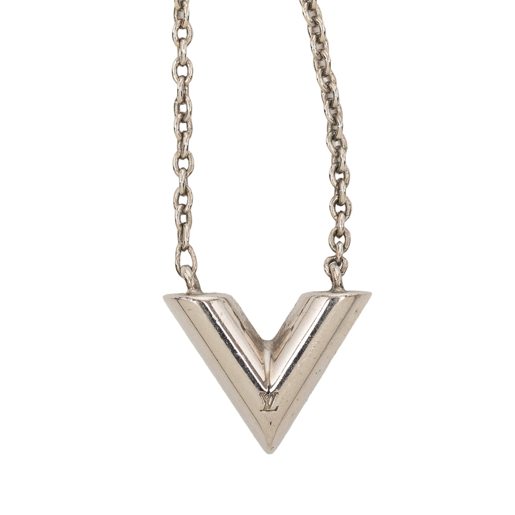 Silver Plated Essential V Supple Necklace