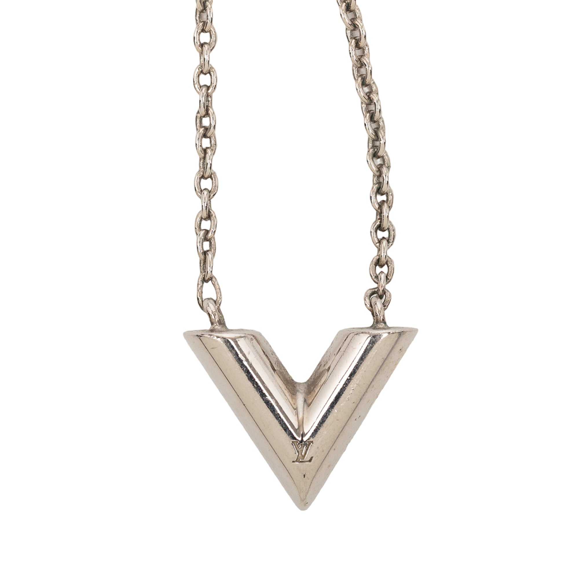 Silver Plated Essential V Supple Necklace
