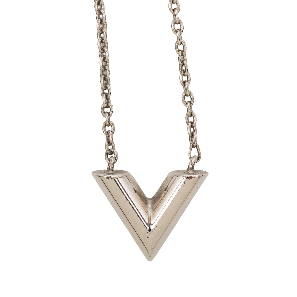Silver Plated Essential V Supple Necklace