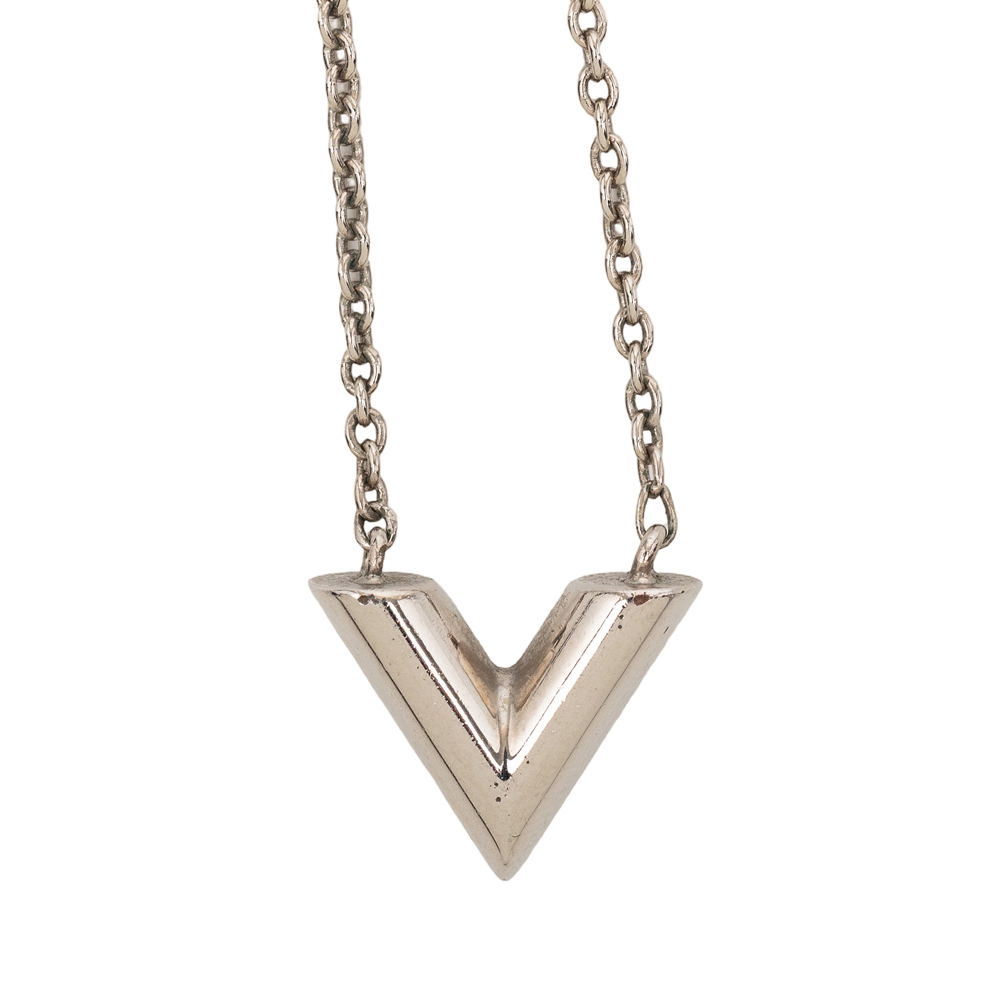 Silver Plated Essential V Supple Necklace