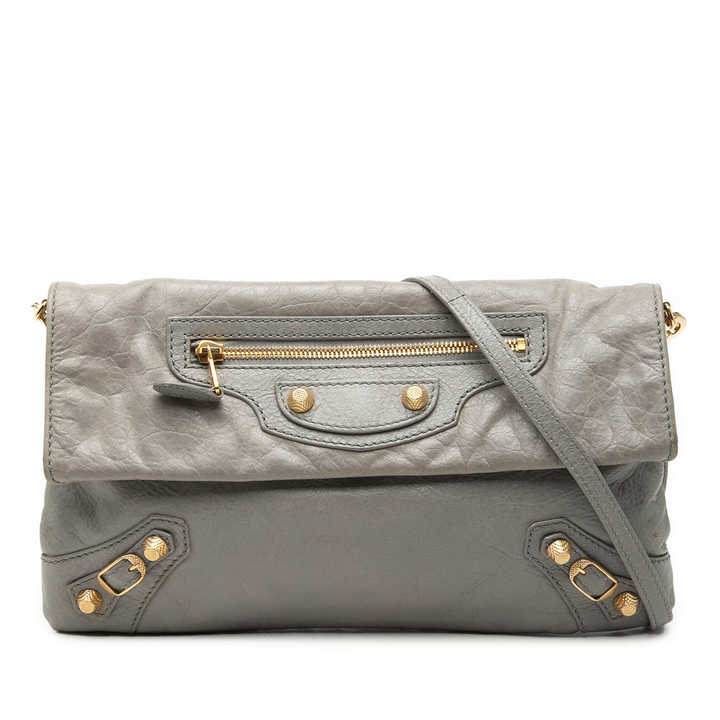 Lambskin Motocross Giant 12 Envelope Clutch With Strap