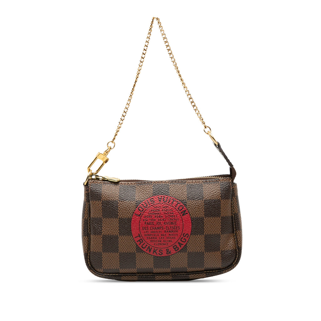 Damier Ebene Trunks and Bags Mini Pochette Accessoires