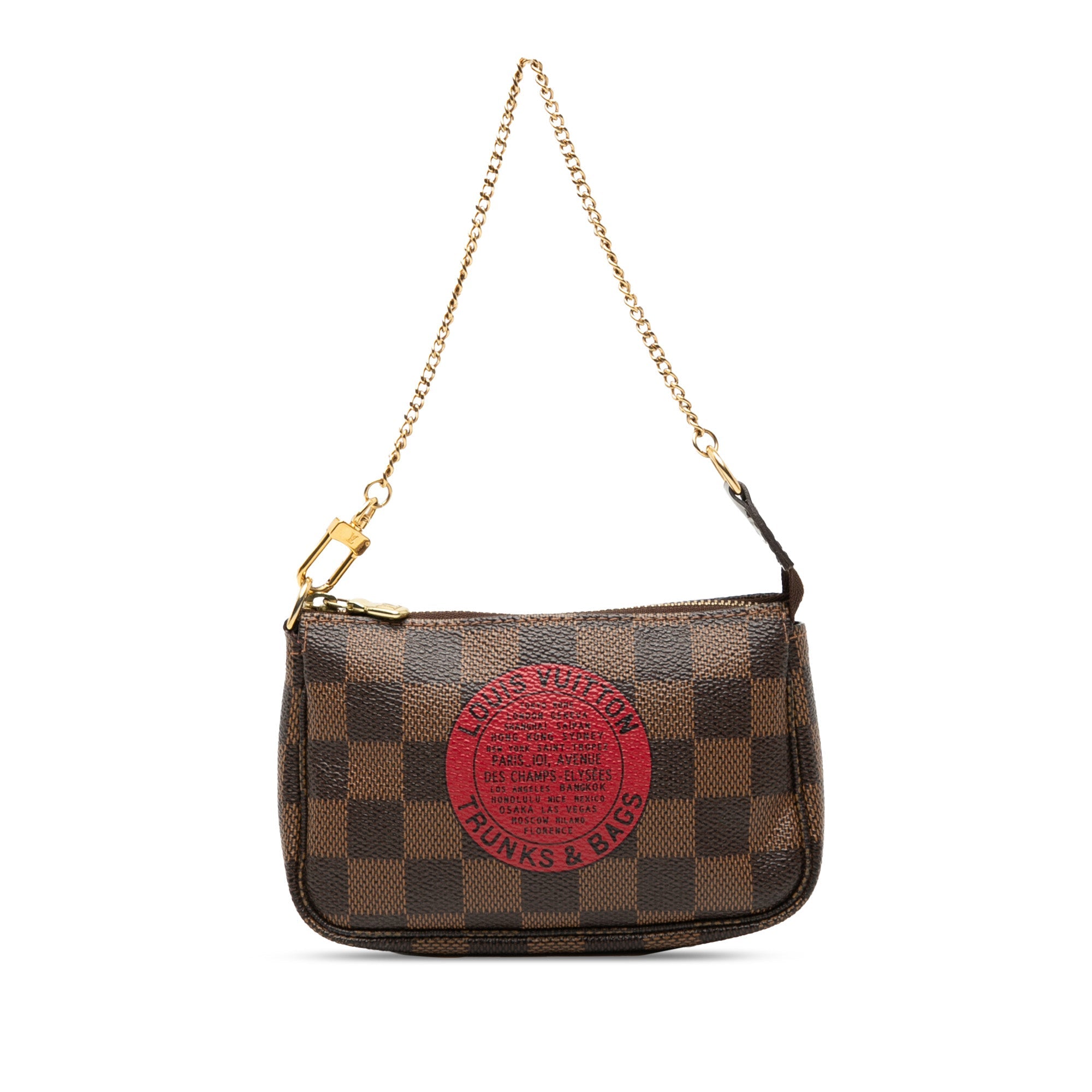 Damier Ebene Trunks and Bags Mini Pochette Accessoires