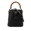 Mini Calfskin Bamboo Diana Bucket Bag