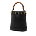 Mini Calfskin Bamboo Diana Bucket Bag