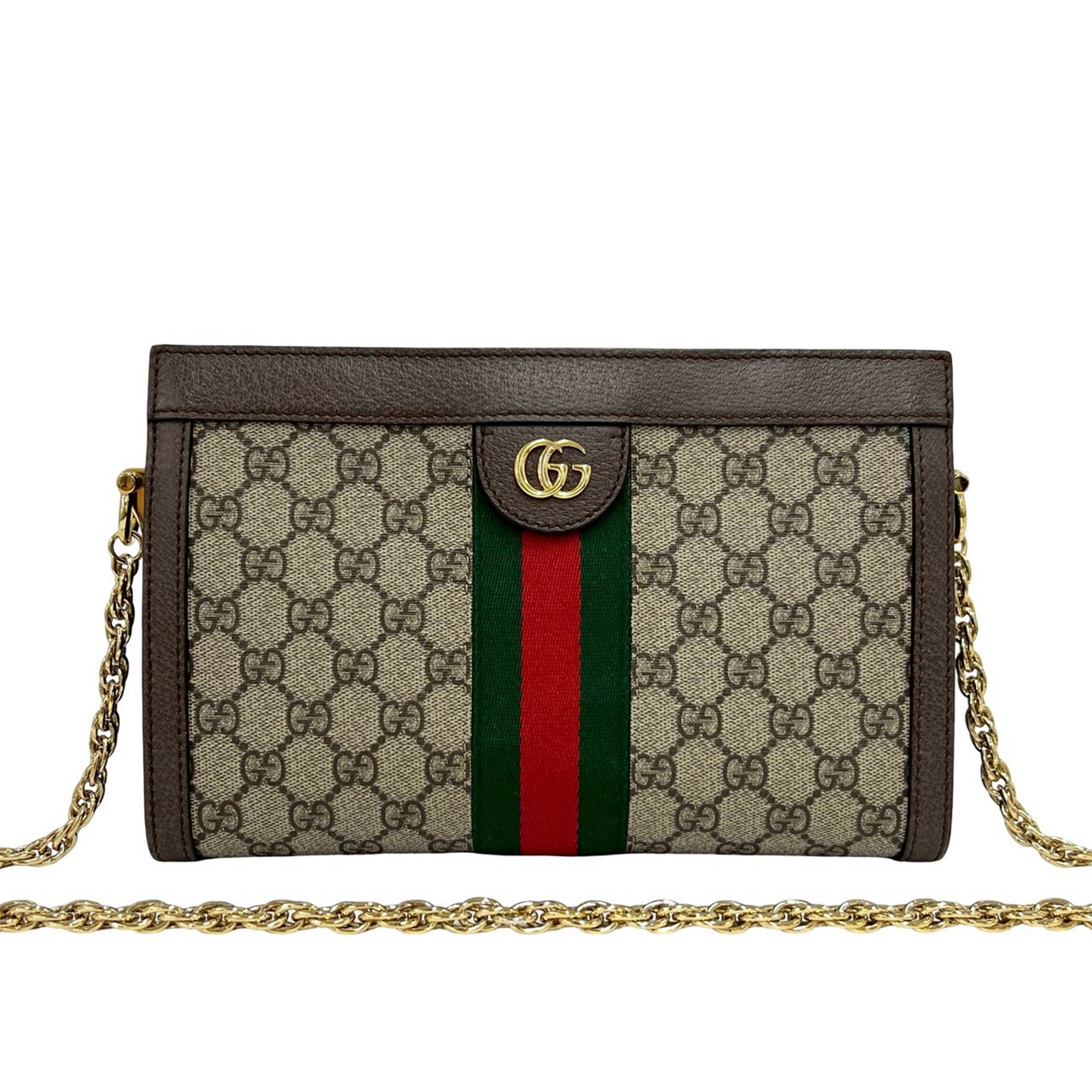 Small GG Supreme Web Ophidia Chain Crossbody