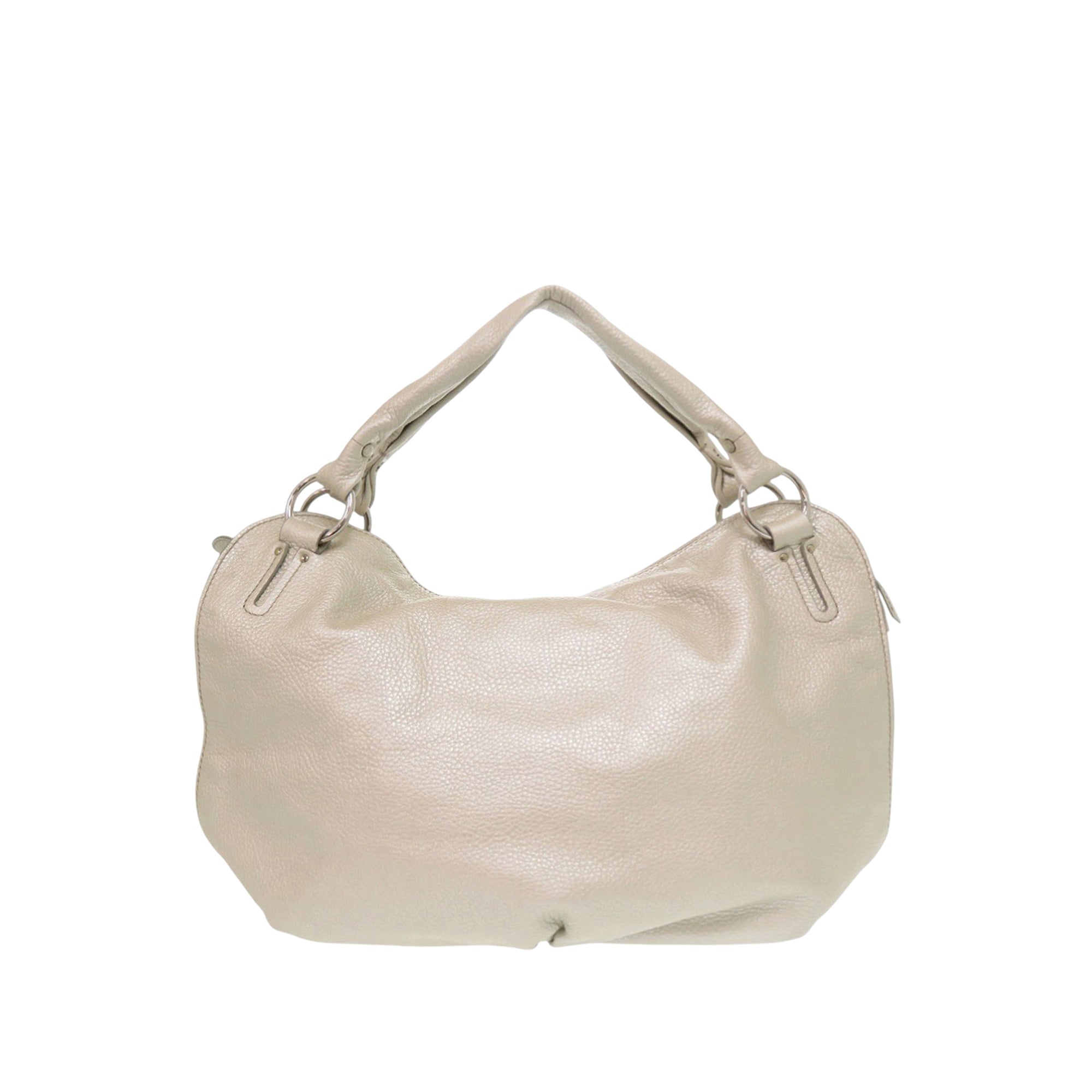 Grained Metallic Calfskin Bittersweet Hobo