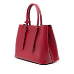 Medium Saffiano Cuir Double Handle Satchel