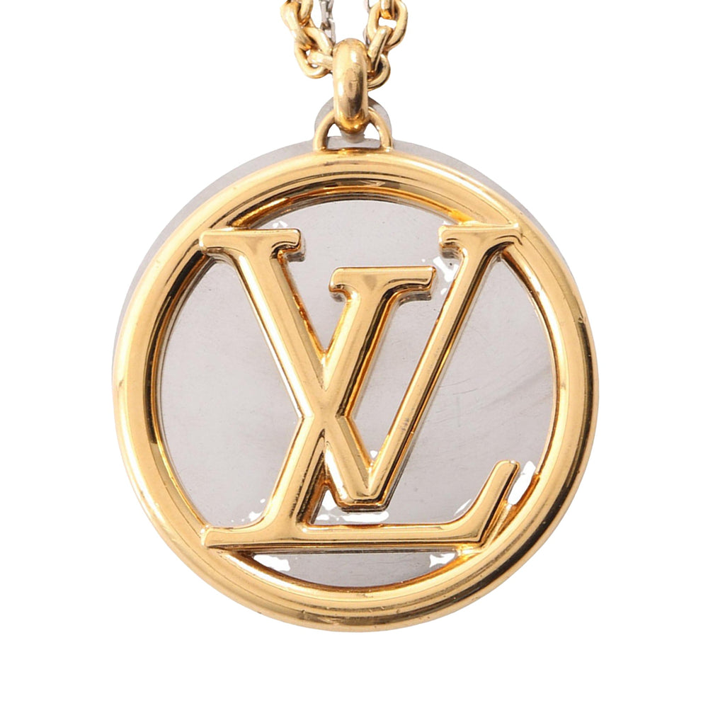 Gold Plated and Brass Louise Long Pendant Necklace