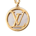 Gold Plated and Brass Louise Long Pendant Necklace