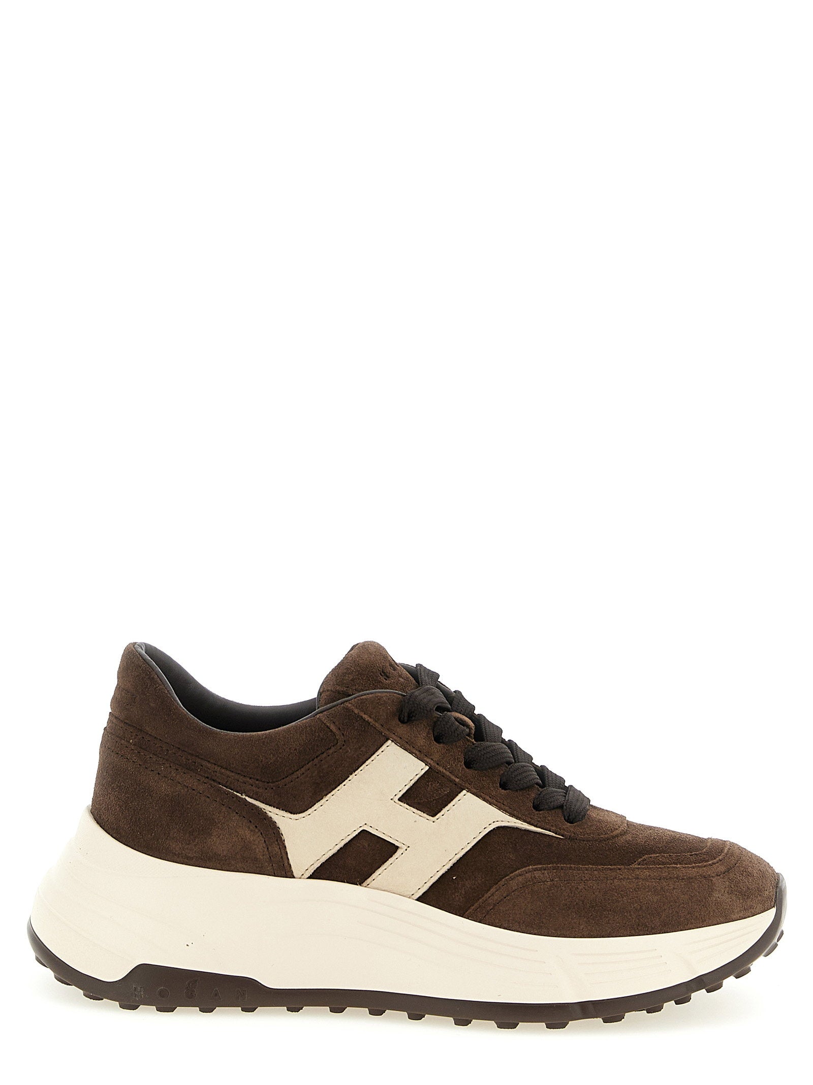 Hogan Hi-Fi Sneaker — Brown