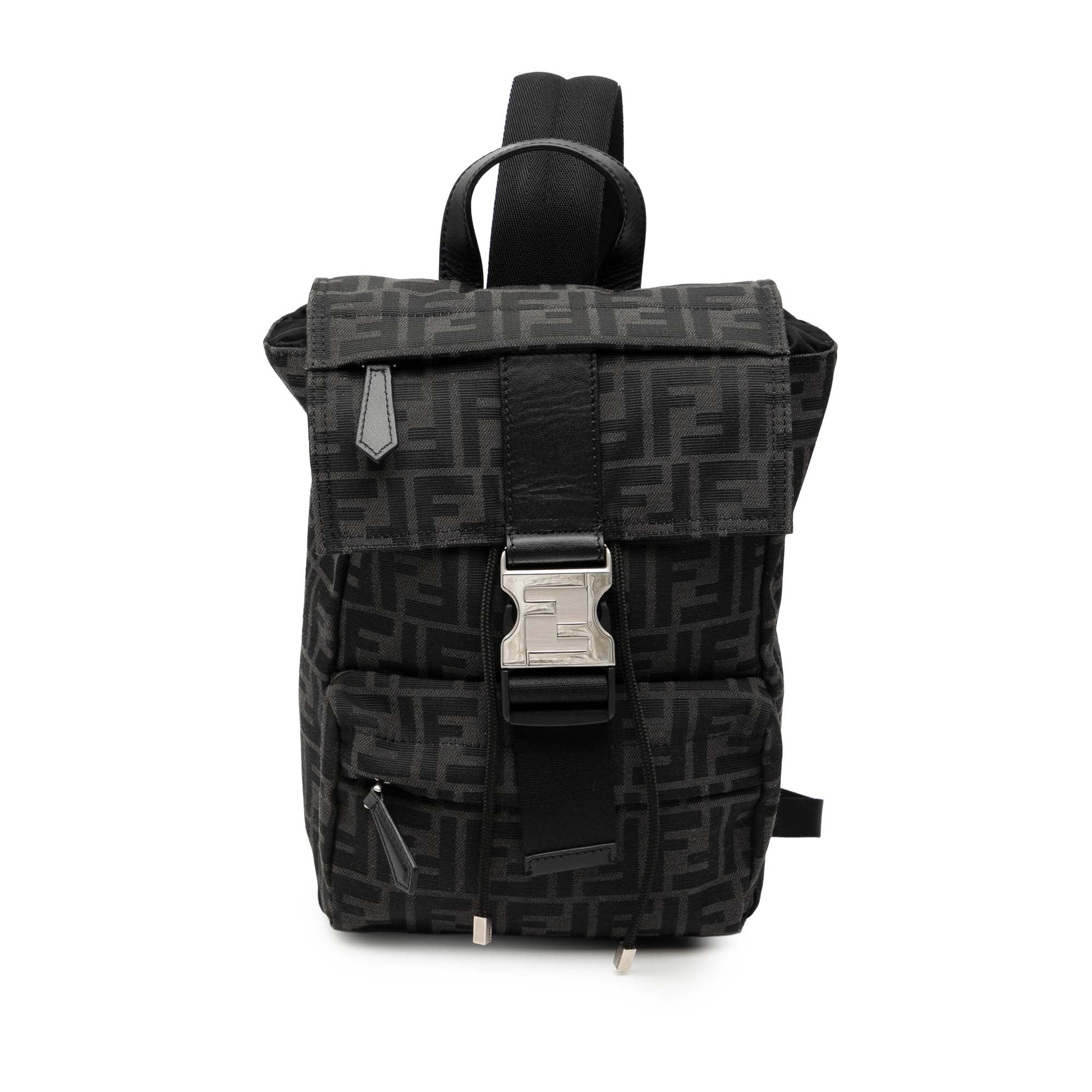 Small Zucca Canvas Fendiness Backpack