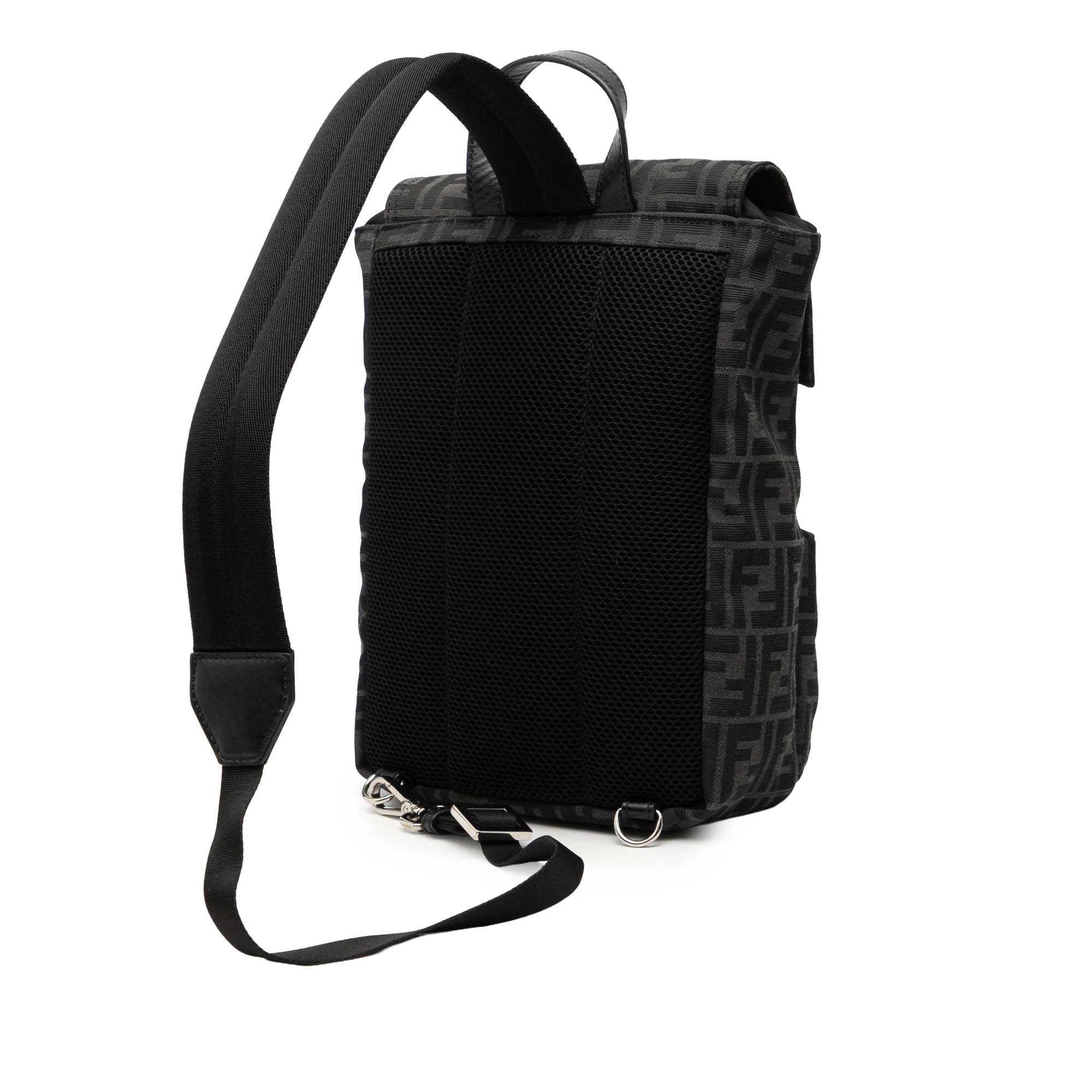 Small Zucca Canvas Fendiness Backpack