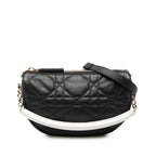 Small Lambskin Cannage Dior Vibe Hobo