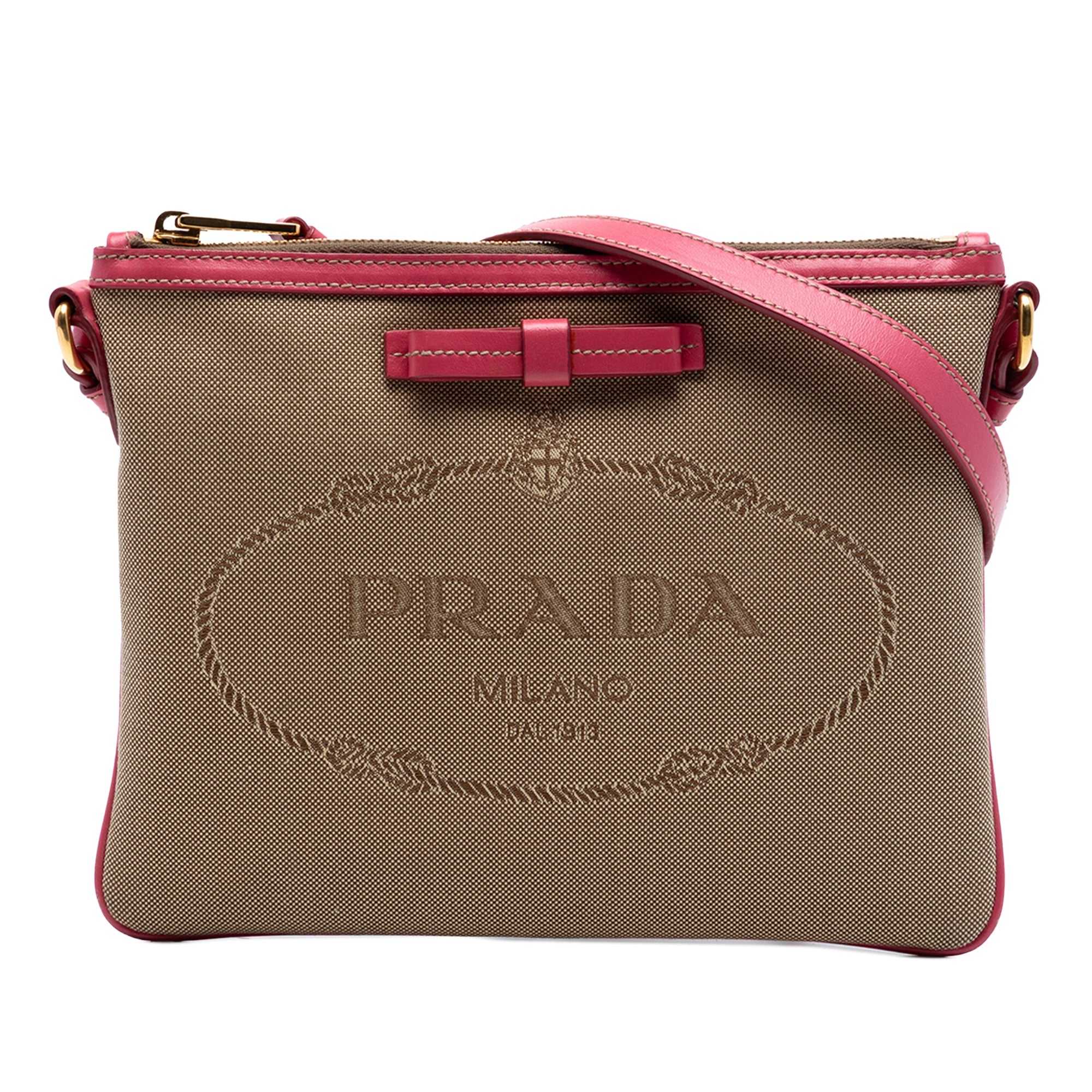 Canvas Canapa Logo Bow Crossbody