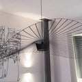 ArtZ®  Fascinator Ceiling Lamp - Diameter 54.7 inches (139 cm) / All Black
