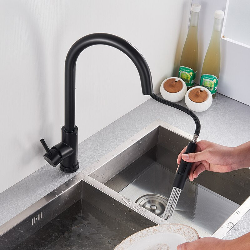 Klaus Smart Touch Kitchen Faucet - Matte Black