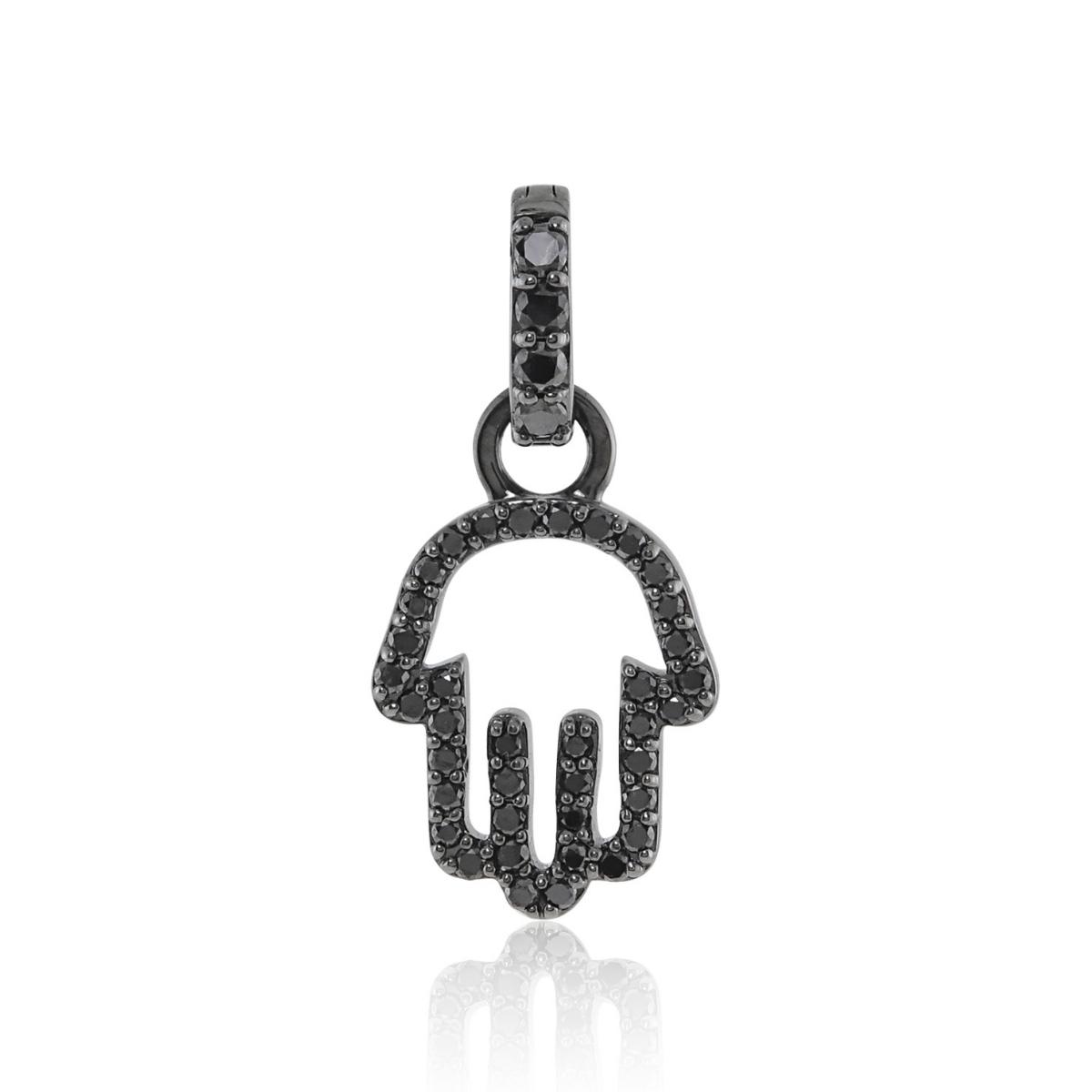 HAMSA Charm Black Diamond By ALINKA Fine Jewellery