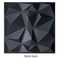 ArtZ® Diamond 3D Wall Panel - Sample Matte Black 1 Small Panel (12x12 inch) Final Sale Non Refundable
