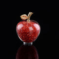 ArtZ® Handmade Crystal Apple Figurine - Red / Large